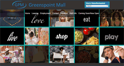 Desktop Screenshot of greenspointmall.com