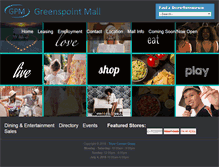 Tablet Screenshot of greenspointmall.com